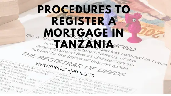 mortgage law in Tanzania