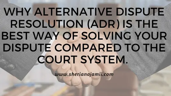 what is ADR, advantages of ADR, methods of ADR