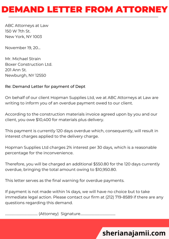 Meaning And Example Of Demand Letter 2024 (8 Examples) Sheria Na Jamii