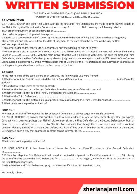 Stay Of Execution In Tanzania guide Sample Application Sheria Na