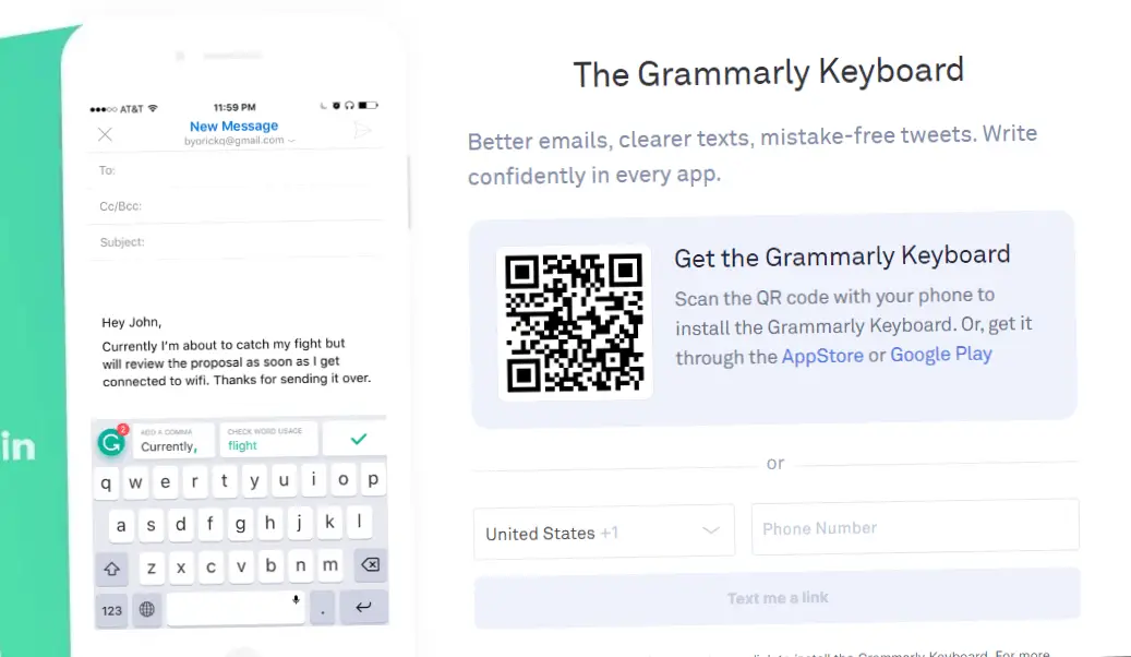 how to install Grammarly keyboard 