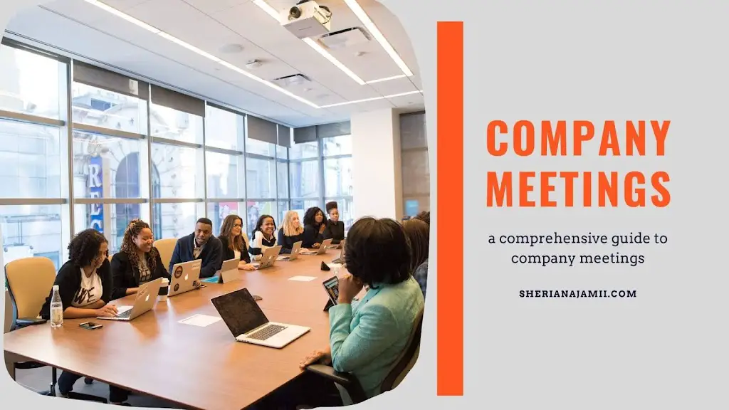 company meetings, types of company meetings.