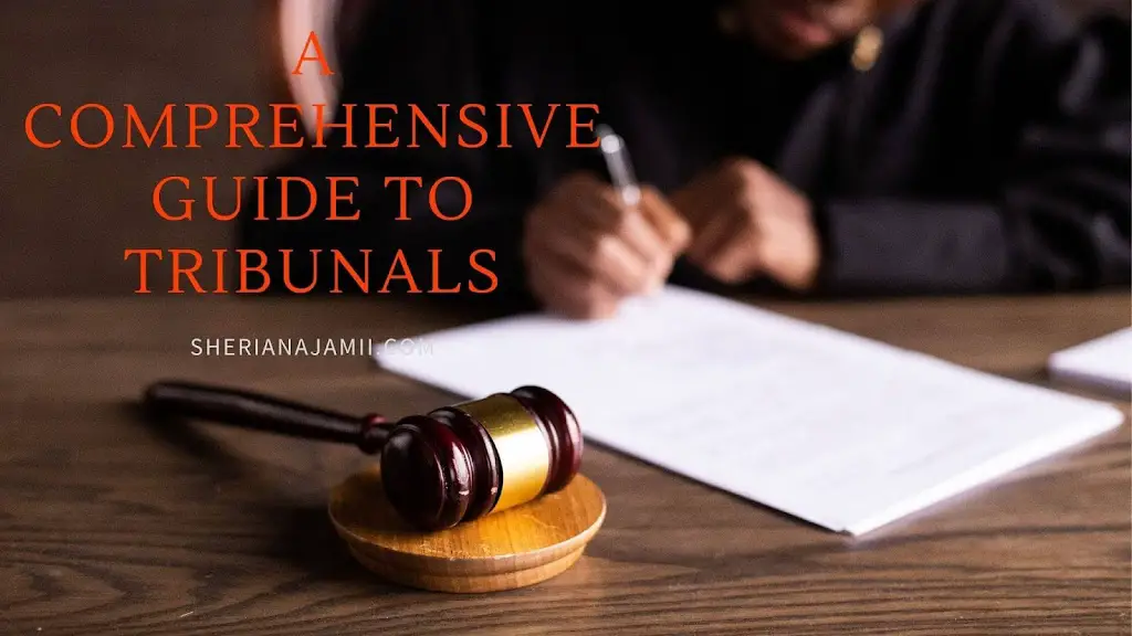meaning of tribunals, example of tribunals, why tribunals, difference between tribunals and courts, the similarity between tribunals and courts, practice and procedures in tribunals