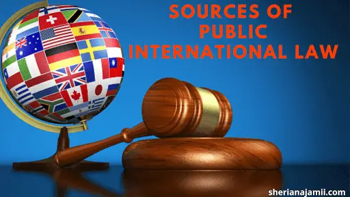 Sources of Public International law