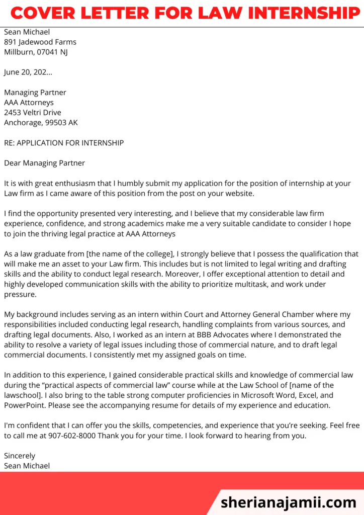 Cover Letter For Law Internship 2 724x1024 