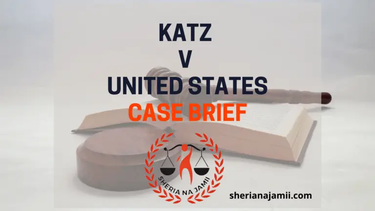 Katz v United States case brief