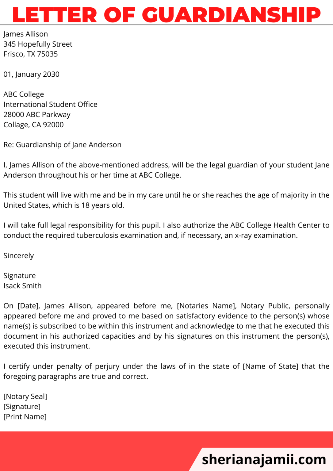 Letter Of Guardianship 2024 guide Free 6 Samples Sheria Na Jamii