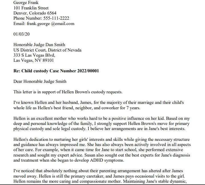 Character Witness Letter For Court 2024 guide Samples Sheria Na Jamii