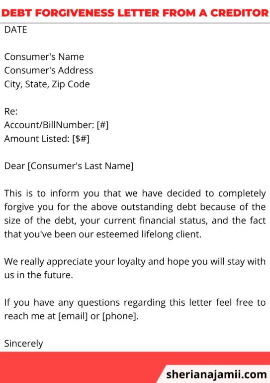 Letter For Debt 2024 (guide + Free Samples) Sheria Na Jamii