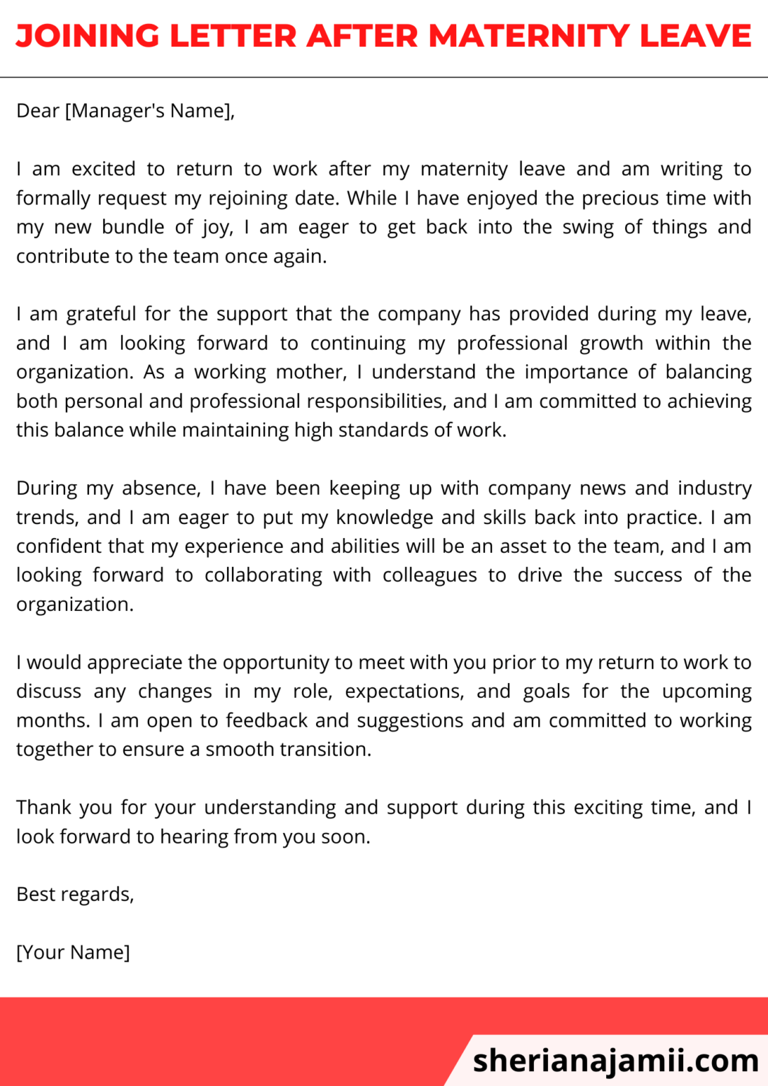 Joining Letter After Medical Leave 2024 guide Free Samples Sheria 