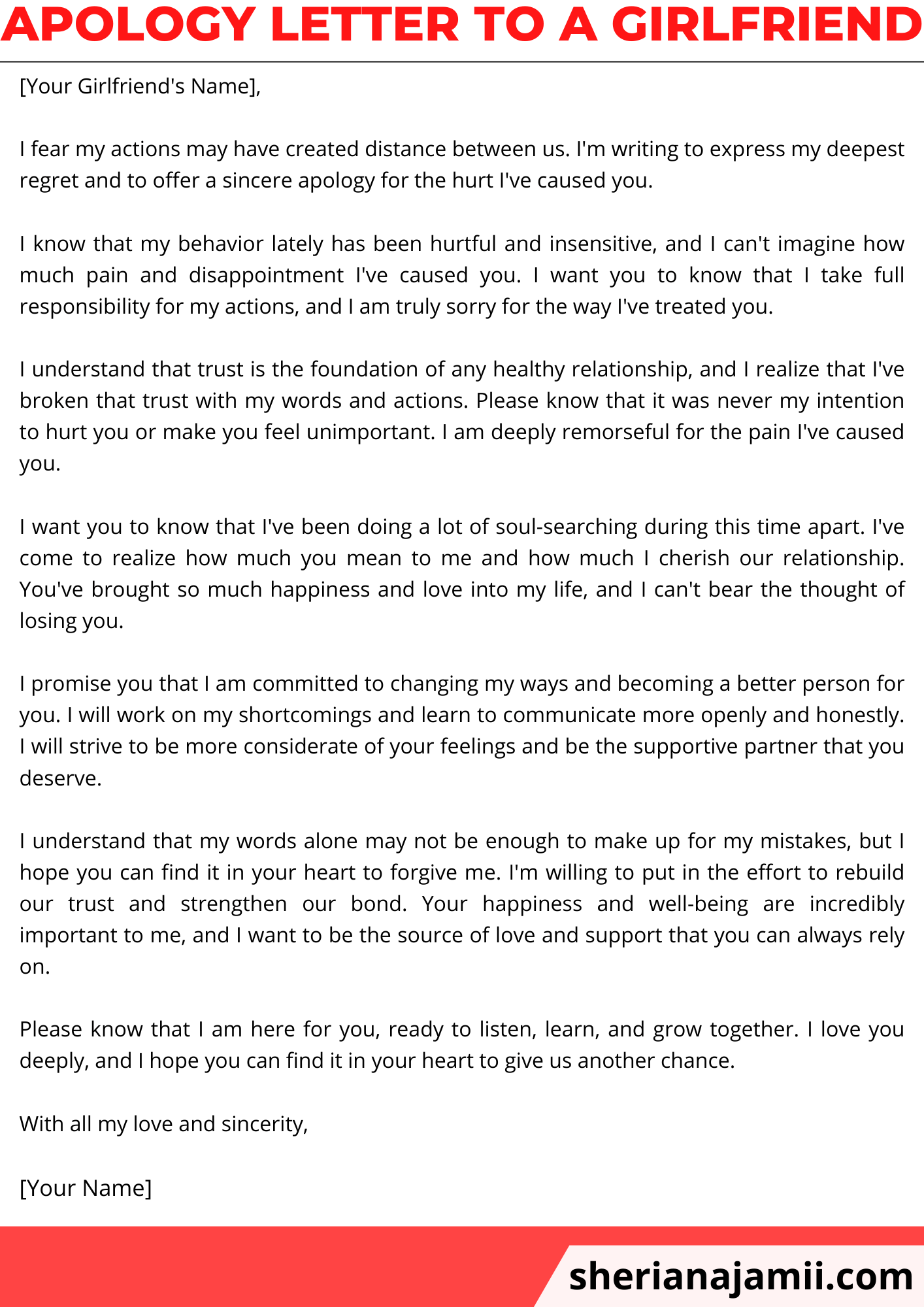 10 Heartfelt Apology Letter To A Girlfriend 2024 Sheria Na Jamii