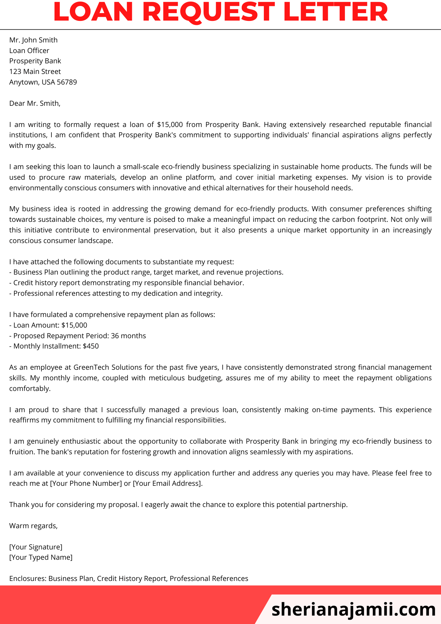 Loan Request Letter 2024 guide Samples Sheria Na Jamii